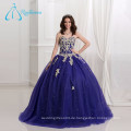 2017 Lace Appliques Sequined Perlen Ballkleid Quinceanera Kleider